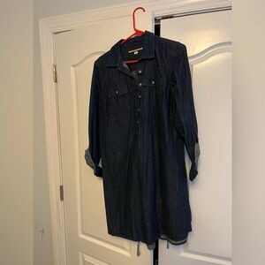 Tommy Hilfiger Navy Denim Shirt Large